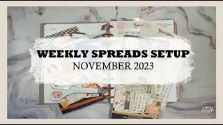 Weekly Spreads | Setup With Me (SWM) | November 2023 | Happy Planner (Monthly Layout)