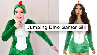I tried cursed halloween costumes from fashion nova :,)