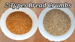 2 Easy Bread Crumbs Recipe | Bread Crumbs Without Oven | Bread Crumbs