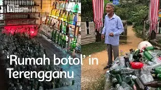 'Rumah botol', a museum of glass from washed up bottles in Terengganu