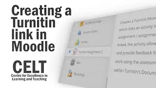 Creating a Turnitin Link in Moodle