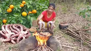 Cooking Delicious octopus using coconut and yummy for lunch + 5 More Cooking Videos