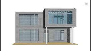 Revit model - 3D view