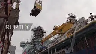 Най-мощният ледоразбивач се зарежда с ядрено гориво в Санкт Петербург