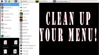 Organizing the Menu on a Raspberry Pi