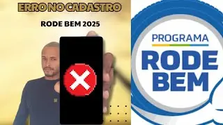 RODE BEM 2025 - Erro no cadastro.