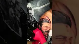 Тату за 1 минуту. Че Гевара в реализме.  