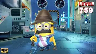 Minion Rush Dad Minion increase Despicable Multiplier 10 times in a run at Gru's Lab  - Level 759