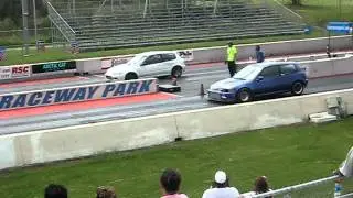 Honda Civic Blue Vs. Honda Civic White