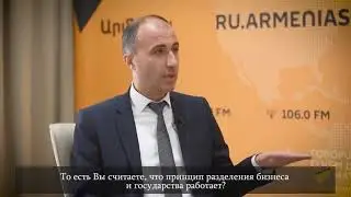 Интервью президента группы компаний "Ташир" Самвела Карапетяна Sputnik Armenia (русские субтитры)