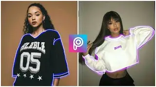 Neon Effect Tutorial | How to edit using Picsart