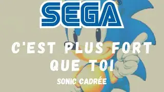 Sonic pub, publicité Sega megadrive (cadrée) 