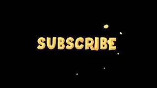 Animated Subscribe Button Text with Sparkling Effects