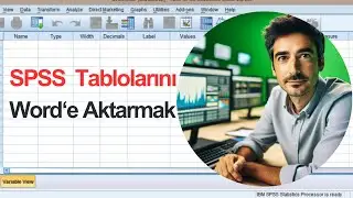 SPSS Tablolarını ve Grafiklerini Kolaylıkla Word'e ve Excel'e Aktarma