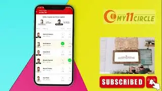 My11Circle Me Team Kaise Banaye | My 11 Circle App Me Team Banane Ka Sahi Tarika | IPL 2023