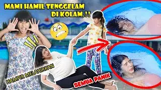 DISTA HISTERIS😱!! MAMI HAMIL TENGGELAM DI KOLAM SEMUA PANIK🥲