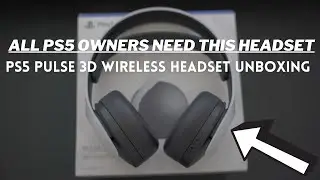 THE BEST WIRELESS HEADSET FOR PS5! | Sony Playstation 5 Pulse 3D Wireless Headset Unboxing