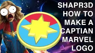 Shapr3d Tutorial: How to Make a Captain Marvel Logo