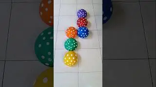 Fun Popping 🟡🟢🟠🔵🔴🟣 Water Balloon Orbeez 