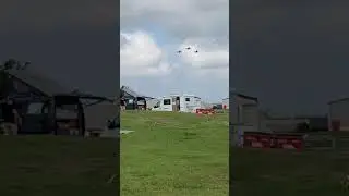 3 hawk T2s take off from RAF valley ! Amazing noise !!!