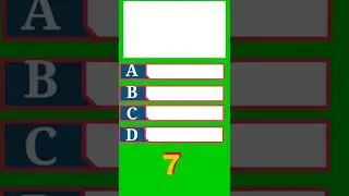 MCQs quiz  KBC Green Screen for Shorts Question Answer Green Screen Short 
