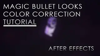 Magic Bullet Looks CC Tutorial (After effects)