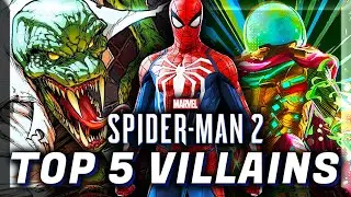 TOP 5 Villains To APPEAR In Marvel's Spider-Man 2! (Spider-Man PS5)