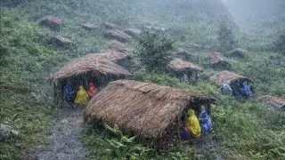 Best Life in A Himalayan Village | During The Rainy Day | Most Relaxing | Village Documentary Video