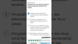 Kunci Jawaban Post Test Modul 1 Topik Merdeka Belajar 