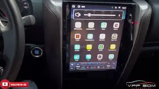 CENTRAL MULTIMÍDIA TESLA NO TOYOTA HILUX SW4