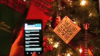 QR Code Christmas Ornament