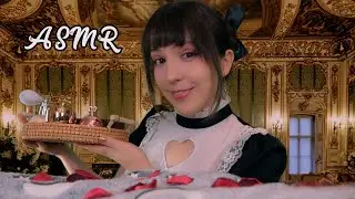 ⭐ASMR tu Sirvienta te CUIDA en tu CAMITA💜 [Sub] Cuidados y Mimos para su Alteza