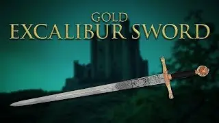 SG202 Gold Excalibur Sword from Medieval Collectibles