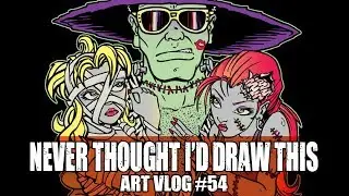 Never Thought I'd Draw This - Art Vlog #54