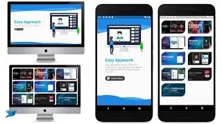 Flutter responsive ui design for mobile and web