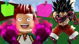Roblox - Haki Hồng Fiery Rose Đánh Thức Ước Mơ Luffy Gear 4 Khi Ko Có Haki Đỏ 350 Robux | Blox Fruit