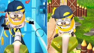 Striker Minion Gru's Rocket Gameplay at Gru's Lab & The Volcano | Despicable Me: Minion Rush
