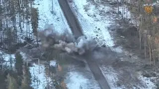 Destruction of the BMPT "Terminator" in the Kremennaya area..