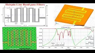 Hairpin-Line Band Pass Filter Using HFSS
