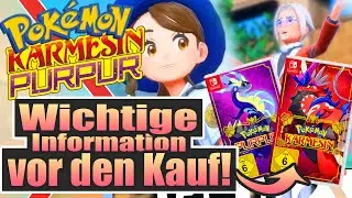 Dies SOLLTEST DU WISSEN VOR DEM KAUF von Pokémon Karmesin & Pokémon Purpur