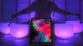 CALMING SENSORY SOUND BATH - Soothing Music and Calm Visuals for Gentle Sleep  💤