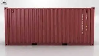 Shipping Container 20ft 3D model by 3DModels.org