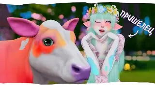 👽 Инопланетянка, влюбленная в Землю 🌍 | The Sims 4 - CAS |