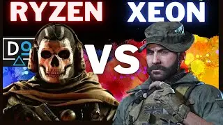 XEON E5 2620 V3 VS RYZEN 1700 PRO | COD WARZONE ( GTX 1060 )