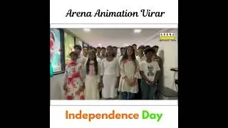 Arena Animation Virar - National Anthem By Our Student's