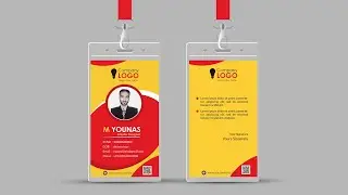 Company ID Card Design in Photoshop CC 2020 | Identity Card Design | Creative ID Card Design