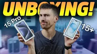 IPHONE 15 PRO MAX & 15 PLUS UNBOXING (ITA)