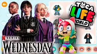 Wednesday Addams Toca Life World 💕What is your favorite character?😱 Netflix Toca Boca
