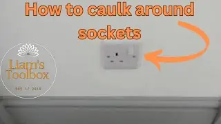How to caulk around a socket