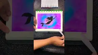 Creative painting technique 🧜‍♀️🎨 #artwork #shorts #crative #diy #art
